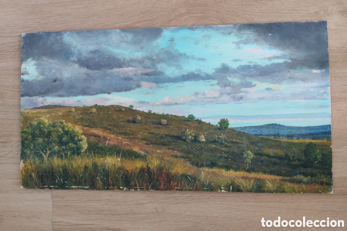 Arte: OLEO SOBRE TABLA PAISAJE 67,50X35,59