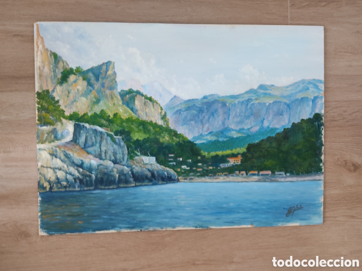 Arte: OLEO sobre tabla marina mallorquina 70x50