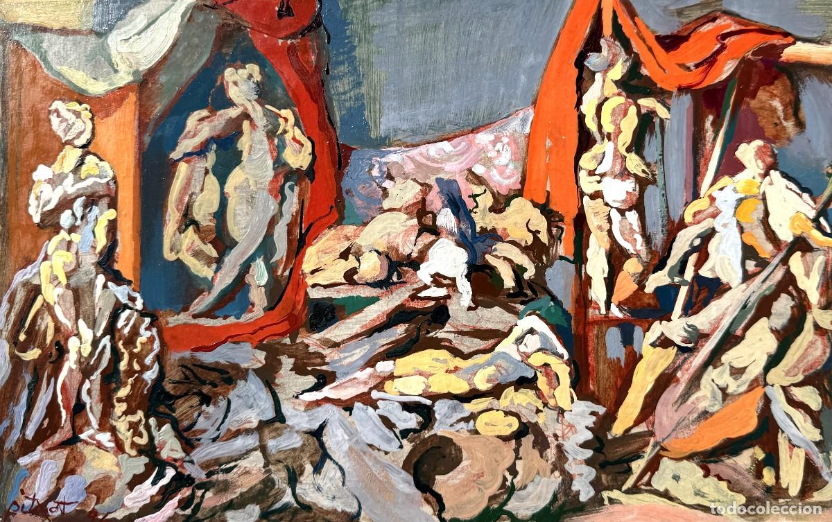 Arte: Antoni Pitxot, interior surrealista antropom&oacute;rfico c&iacute;rculo Dal&iacute; Cadaqu&eacute;s