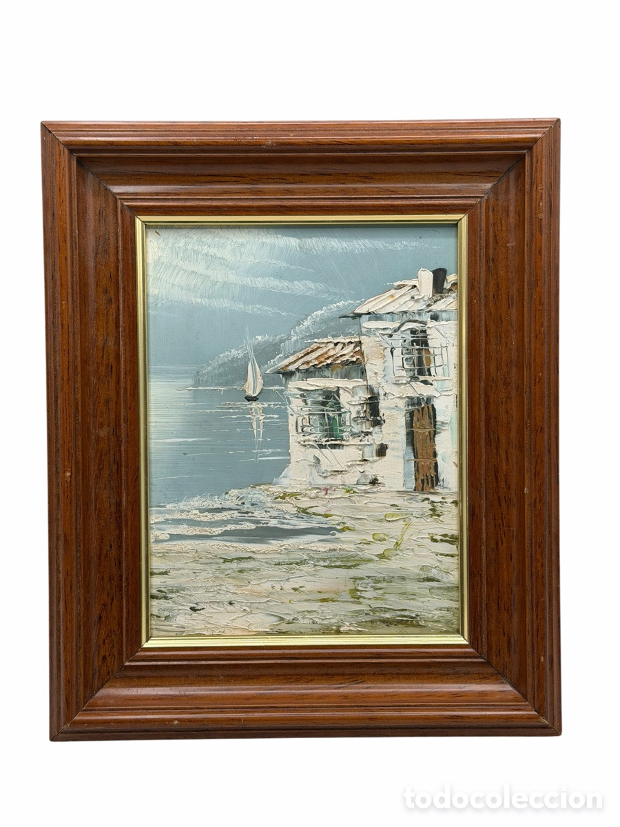 Arte: Pintura al &Oacute;leo Paisaje Marino