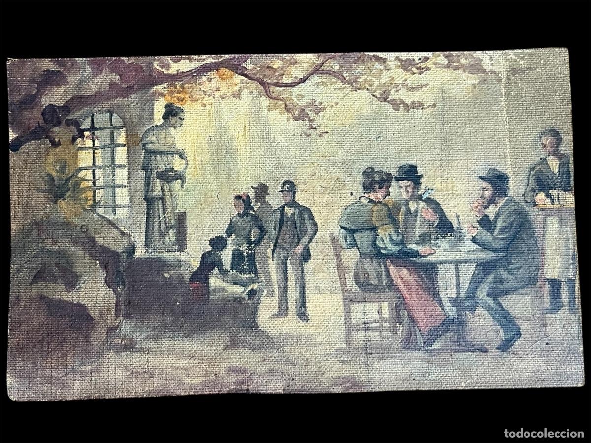 Arte: &Oacute;LEO SOBRE LIENZO DESCONOZCO AUTOR FINALES DEL SIGLO XIX