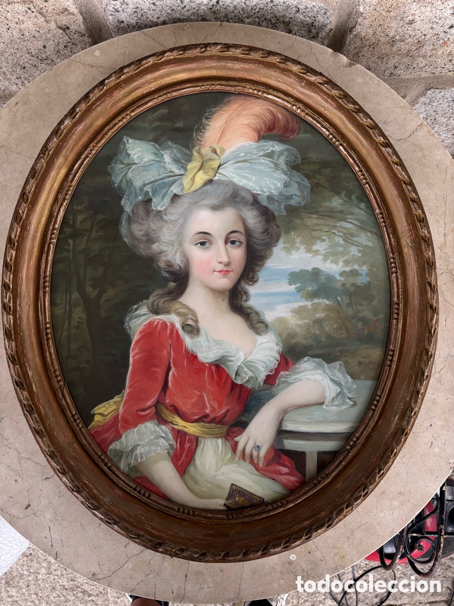 Arte: Escuela Alemana Retrato de Dama Pp.siglo xx
