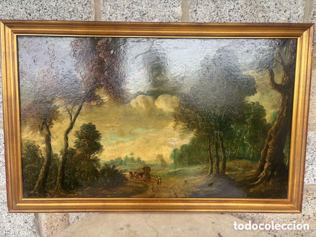 Arte: Paisaje de la Escuela Flamenca del siglo XIX