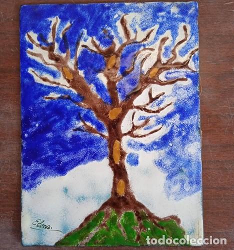 Arte: Pintura sobre placa esmaltada - Foto 1