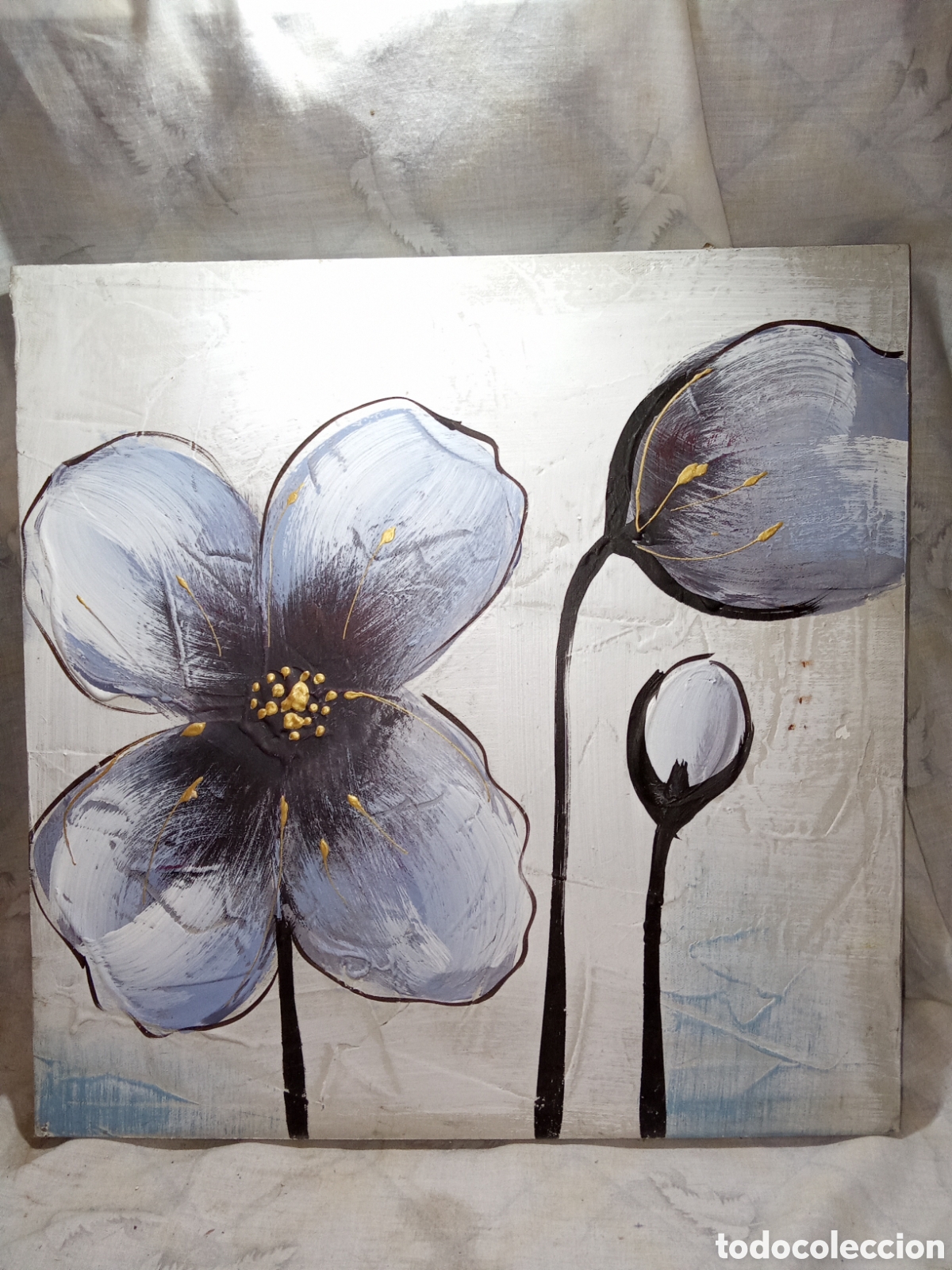 Arte: FLORES AL &Oacute;LEO SIN FIRMA