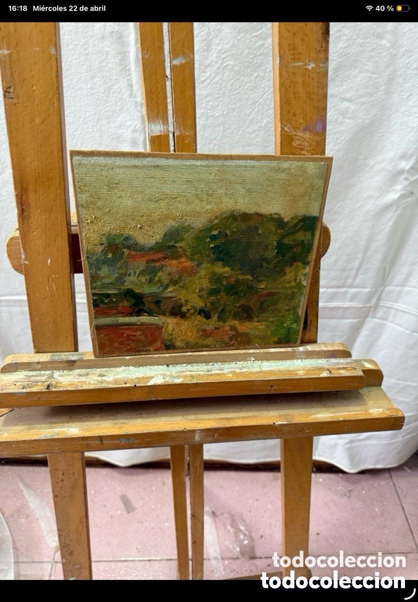 Arte: &Oacute;leo paisaje sobre t&aacute;blex. Pintura paisajista siglo XX