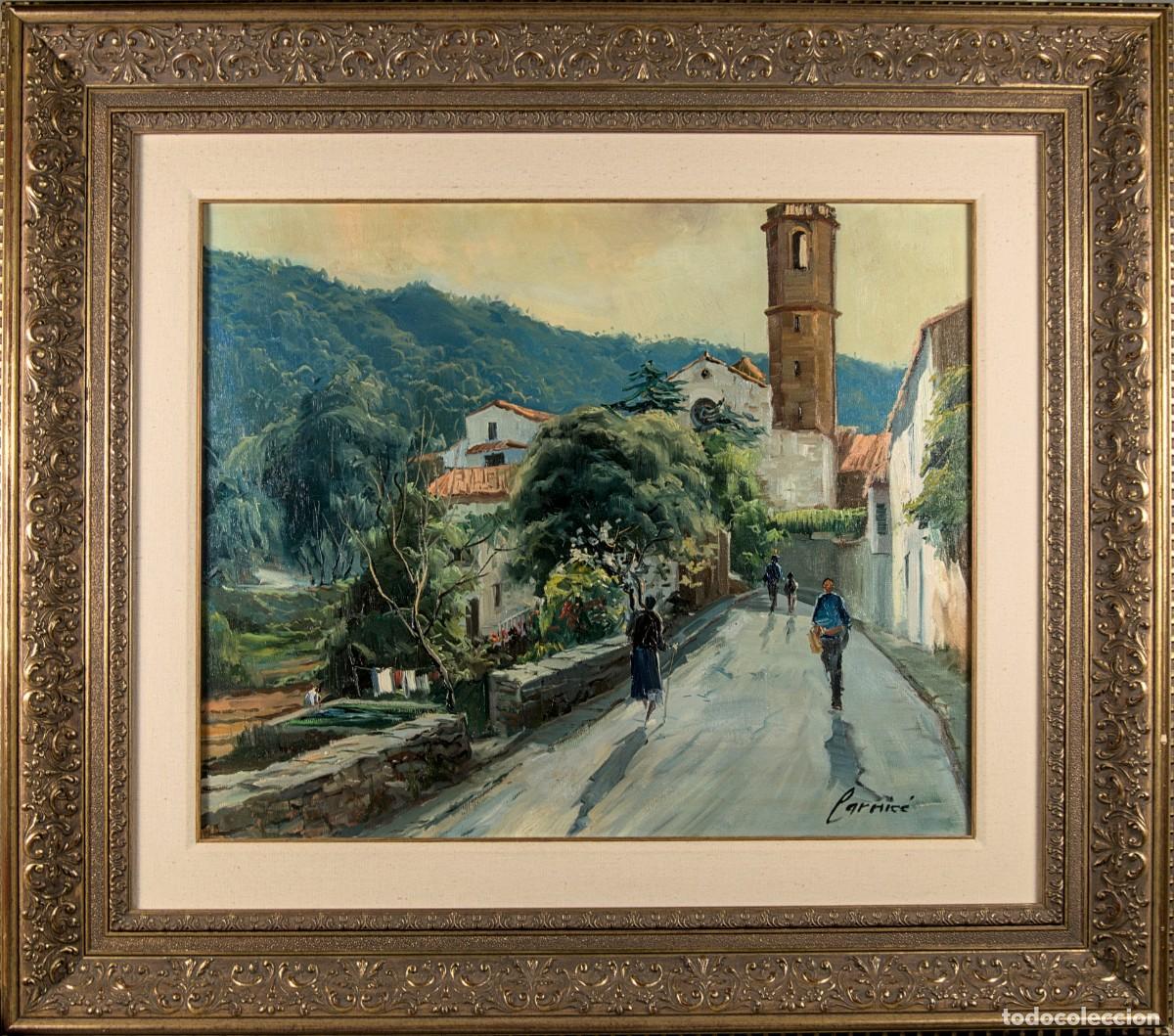 Arte: Albert Carnic&eacute; Tura (n. 1947) - &Oacute;leo sobre lienzo, Escuela Catalana, Impresionantes vistas.