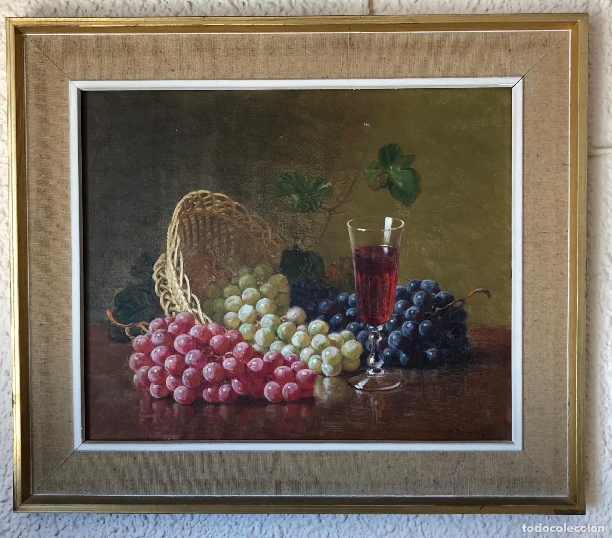 Arte: FRANCISCO DOMINGO I CASTELL&Agrave; (1920-2011) - OLEO BODEG&Oacute;N