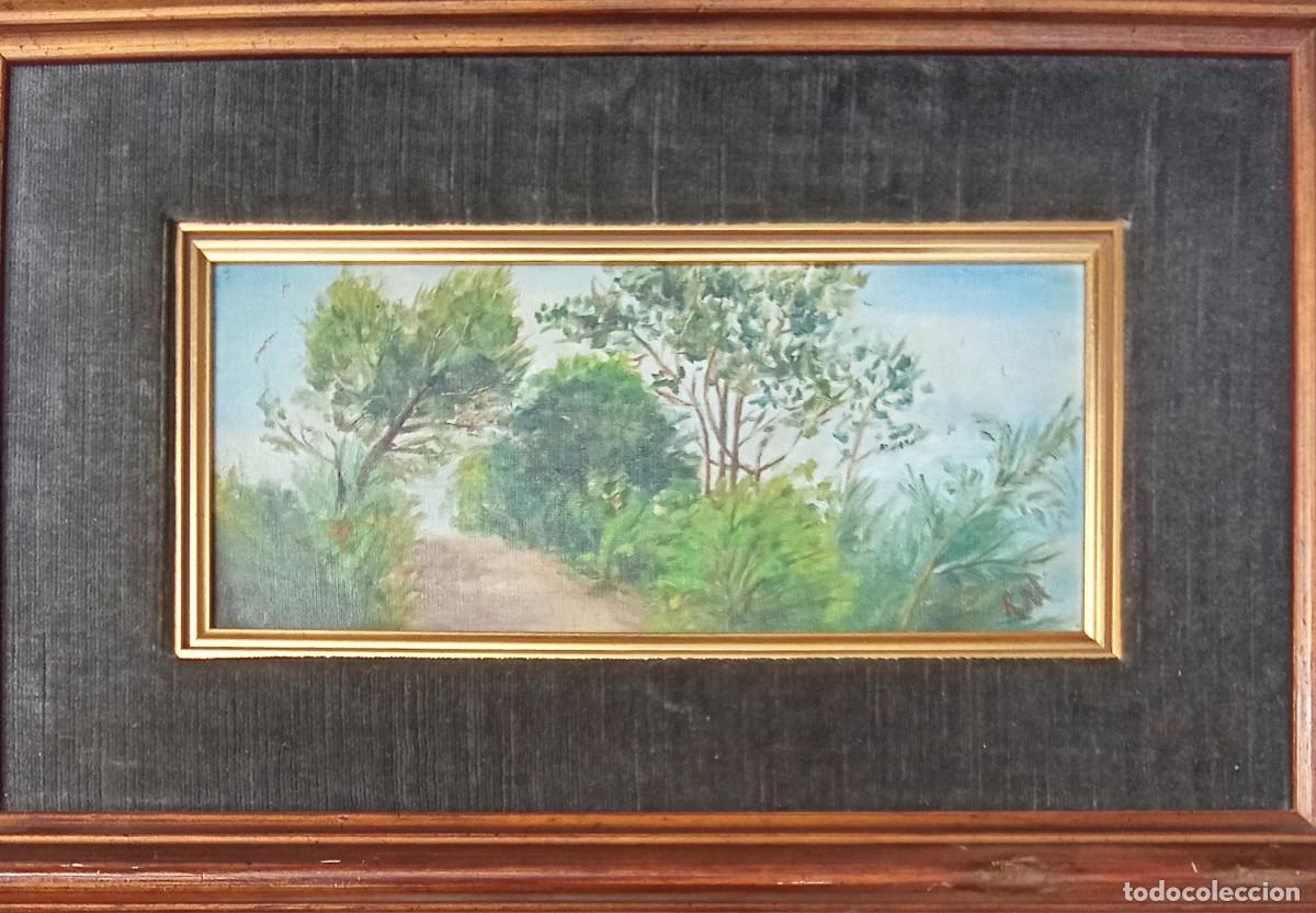 Art: FIRMADO R.M. SIGLO XIX- ARBOLEDA-