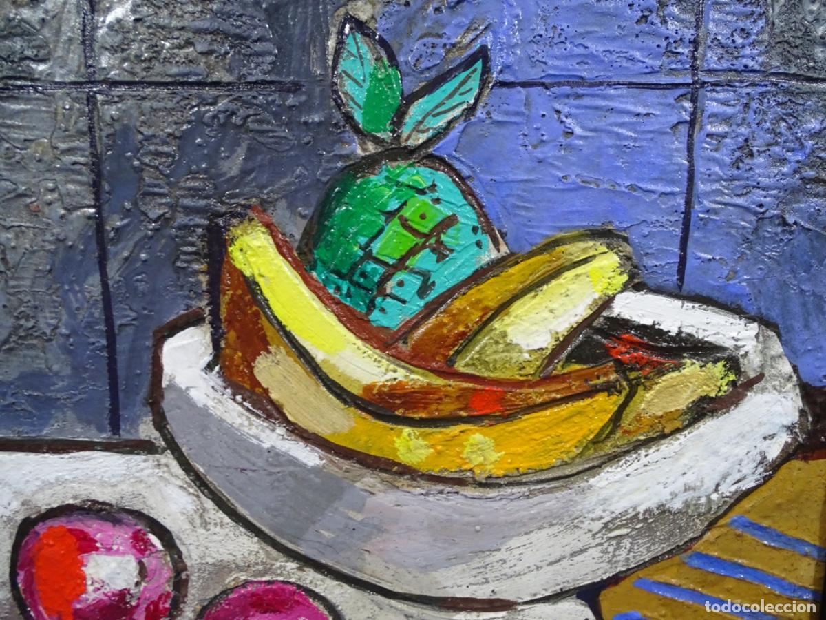 Arte: T&Eacute;CNICA MIXTA SOBRE TE,A MIQUEL TORNER DE SEMIR 1999. BODEGON FRUTAS.