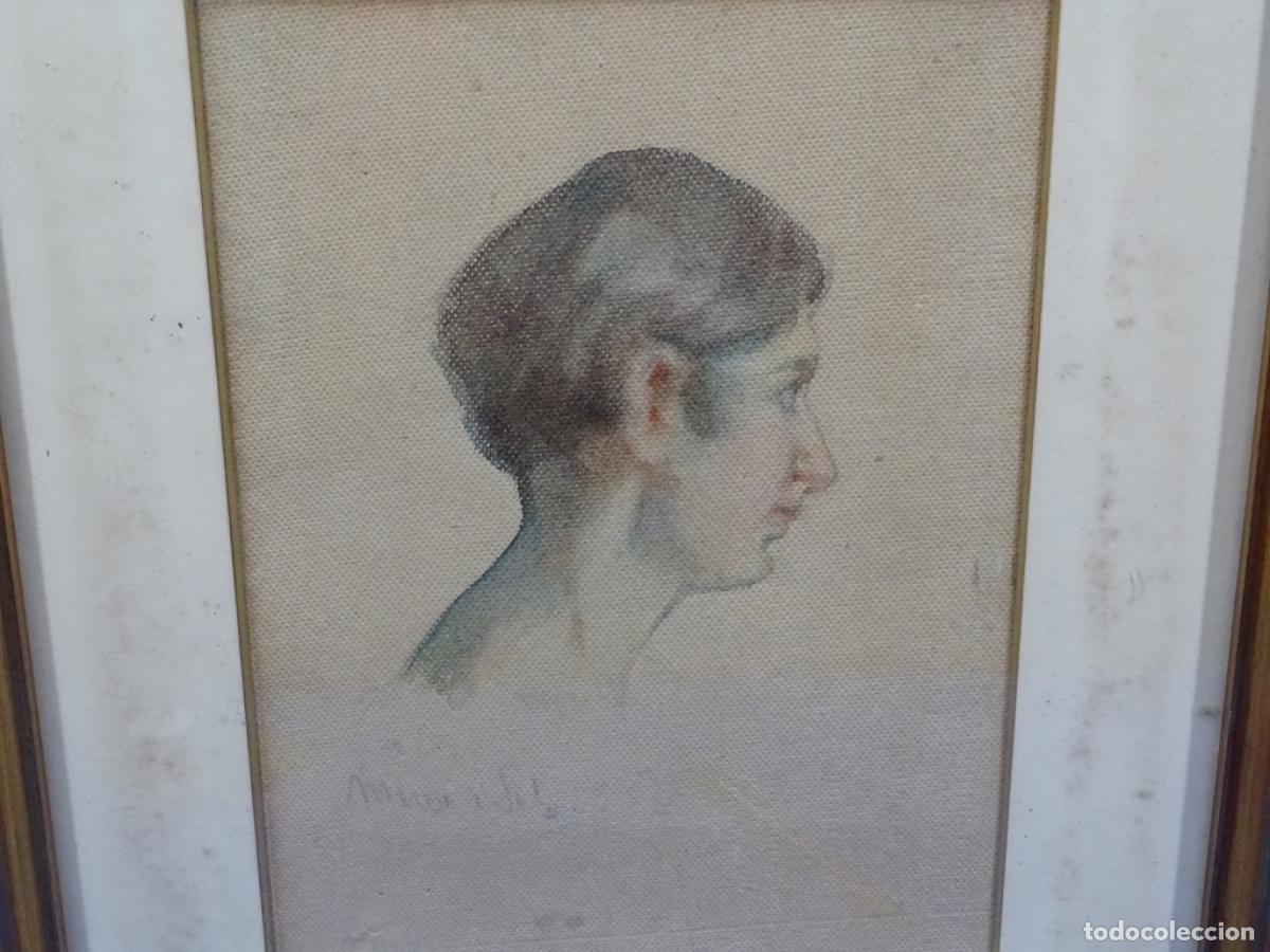 Arte: &Oacute;LEO SOBRE TABLEX ILEGIBLE. RETRATO.
