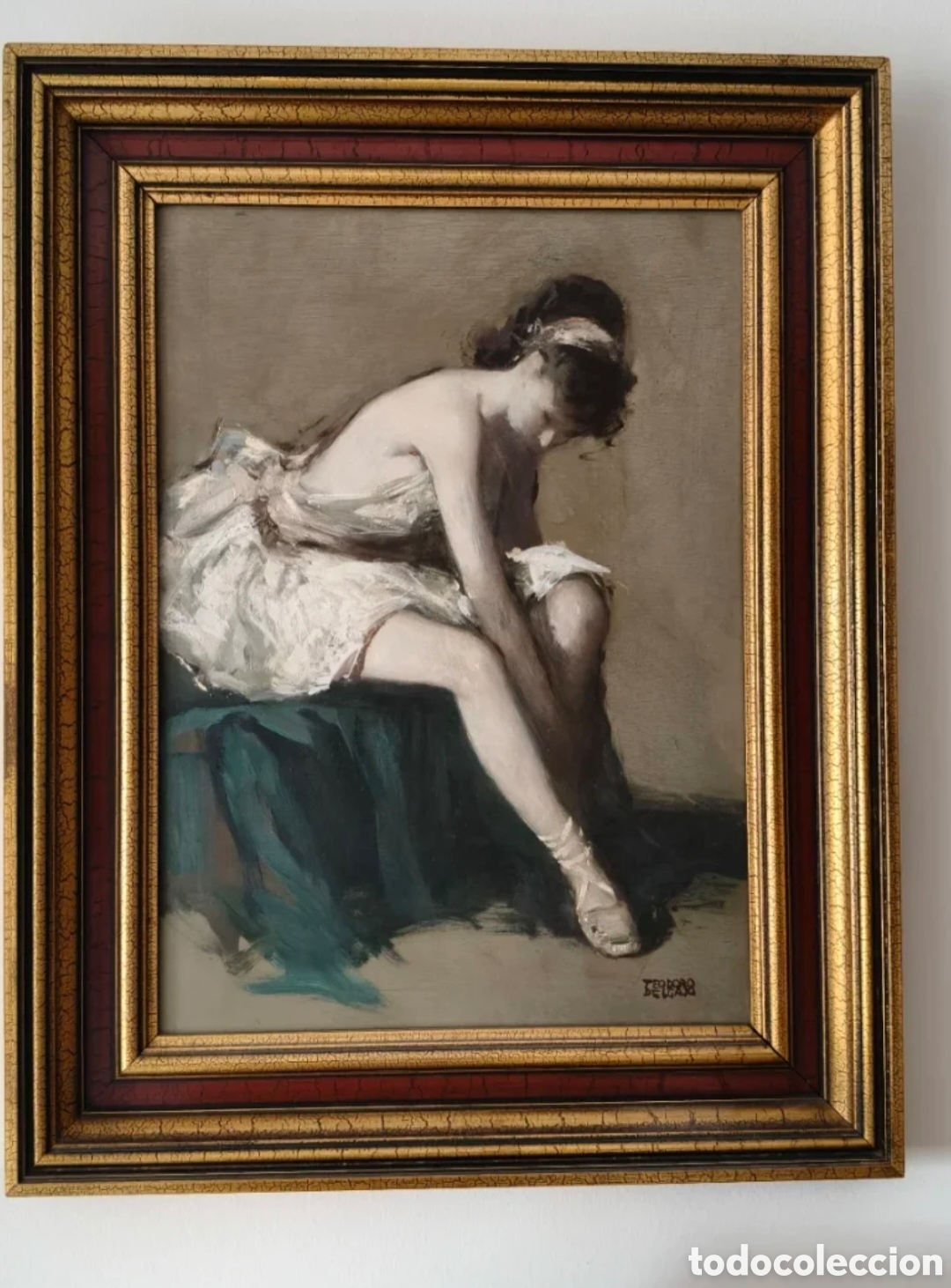 Arte: Pintura Oleo Teodoro Delgado
