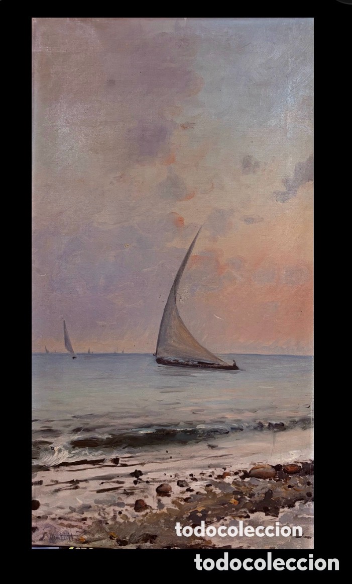 Arte: Segundo matilla marina - firmado
