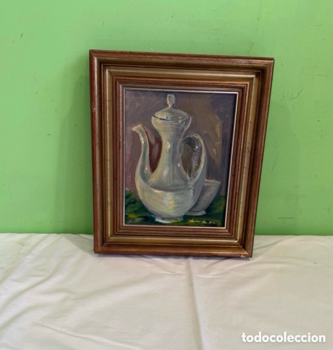 Art: &Oacute;leo sobre lienzo firmado Ana L&oacute;pez.