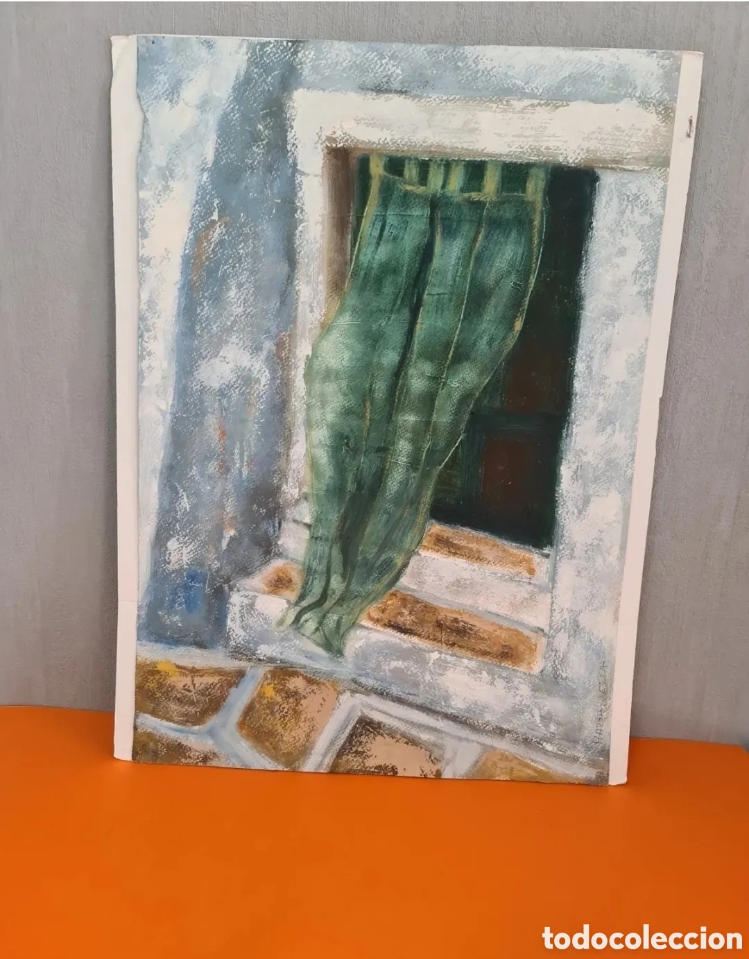 Kunst: Precioso &oacute;leo, firmado por el autor