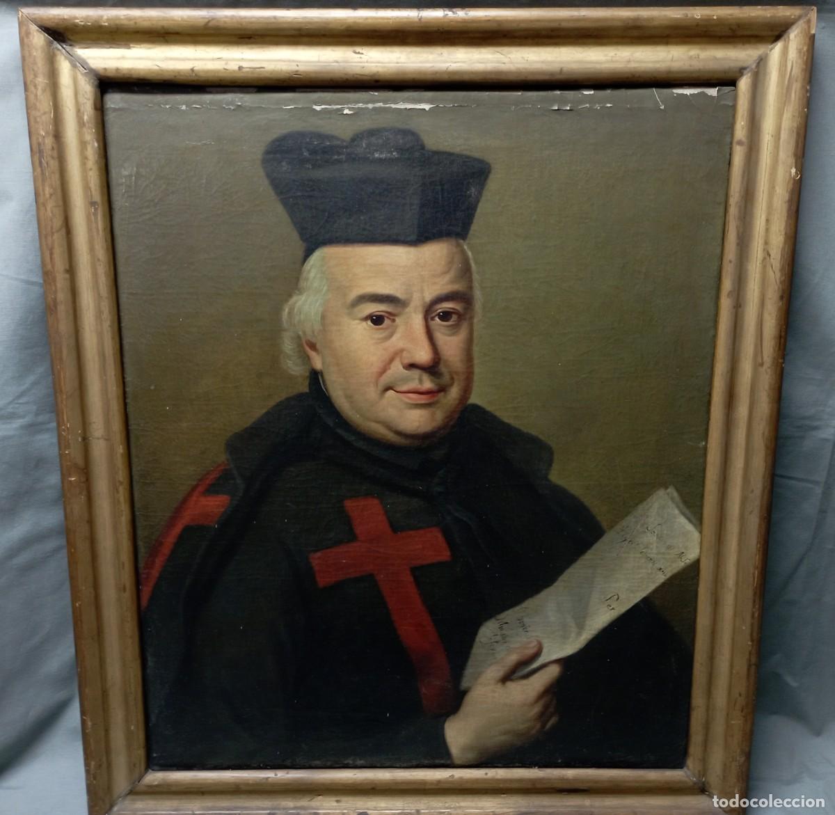Arte: Retrato de Gabriel Mar&iacute;n. Superior de los Padres Agonizantes.