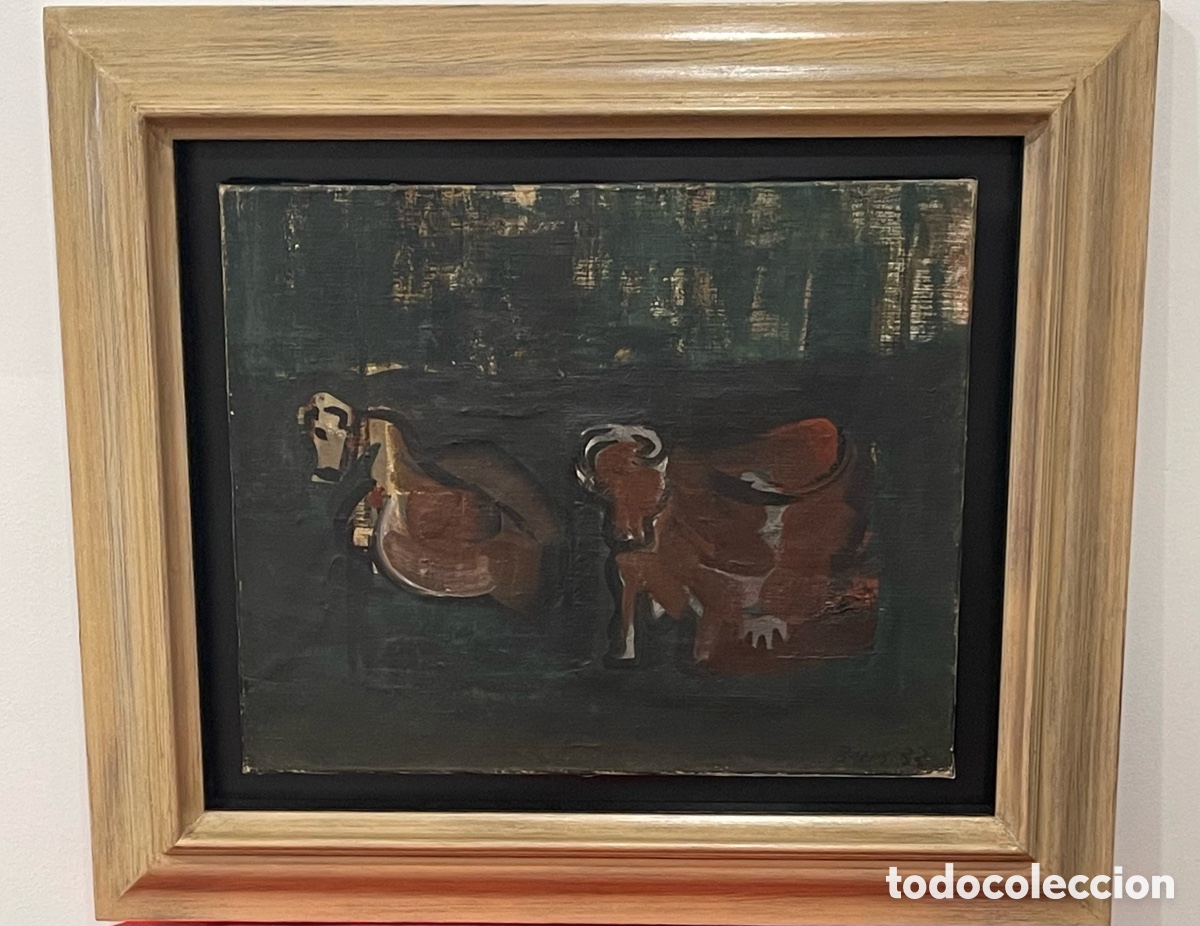 Arte: Magn&iacute;fico cuadro, pintado al &oacute;leo, de Francisco Bores. A&ntilde;o 1933.