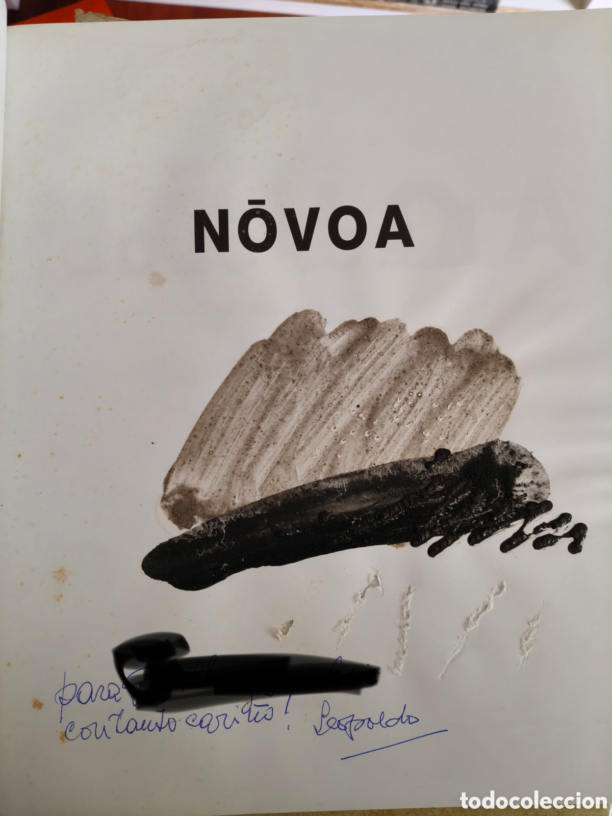 Arte: Libro N&oacute;voa con obra original