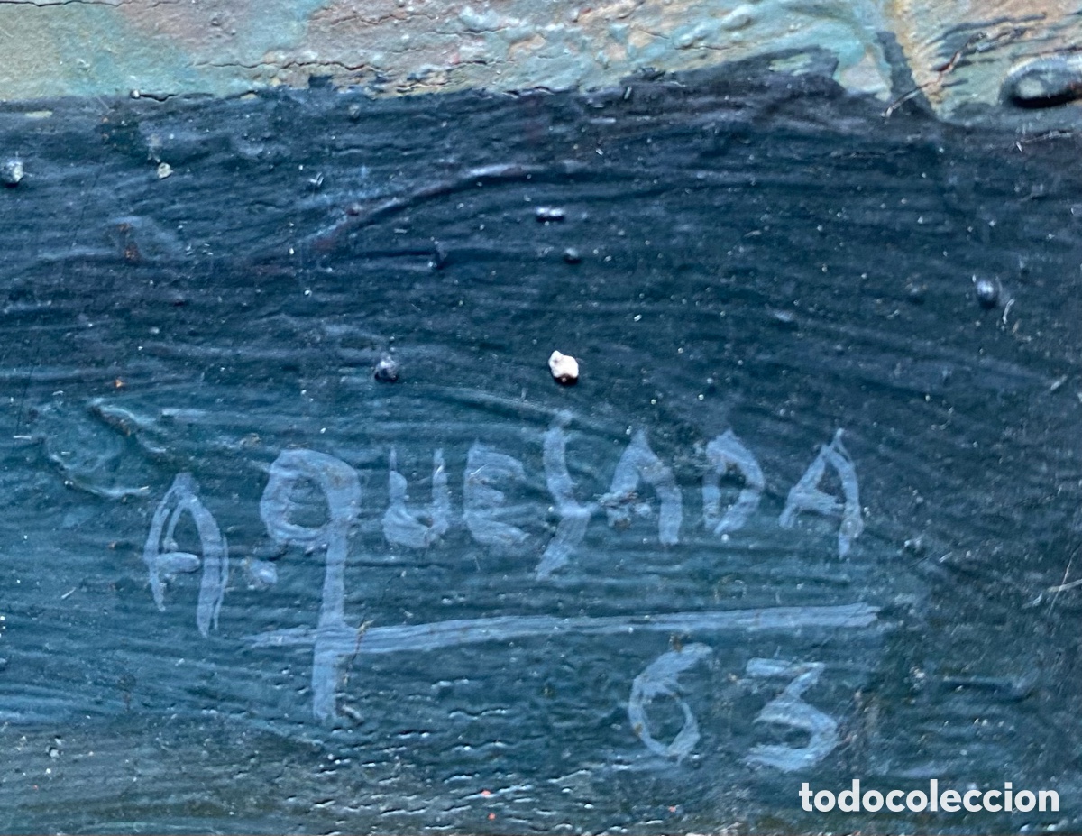 Arte: Oleo s/lienzo Antonio Quesada Galicia - Foto 7