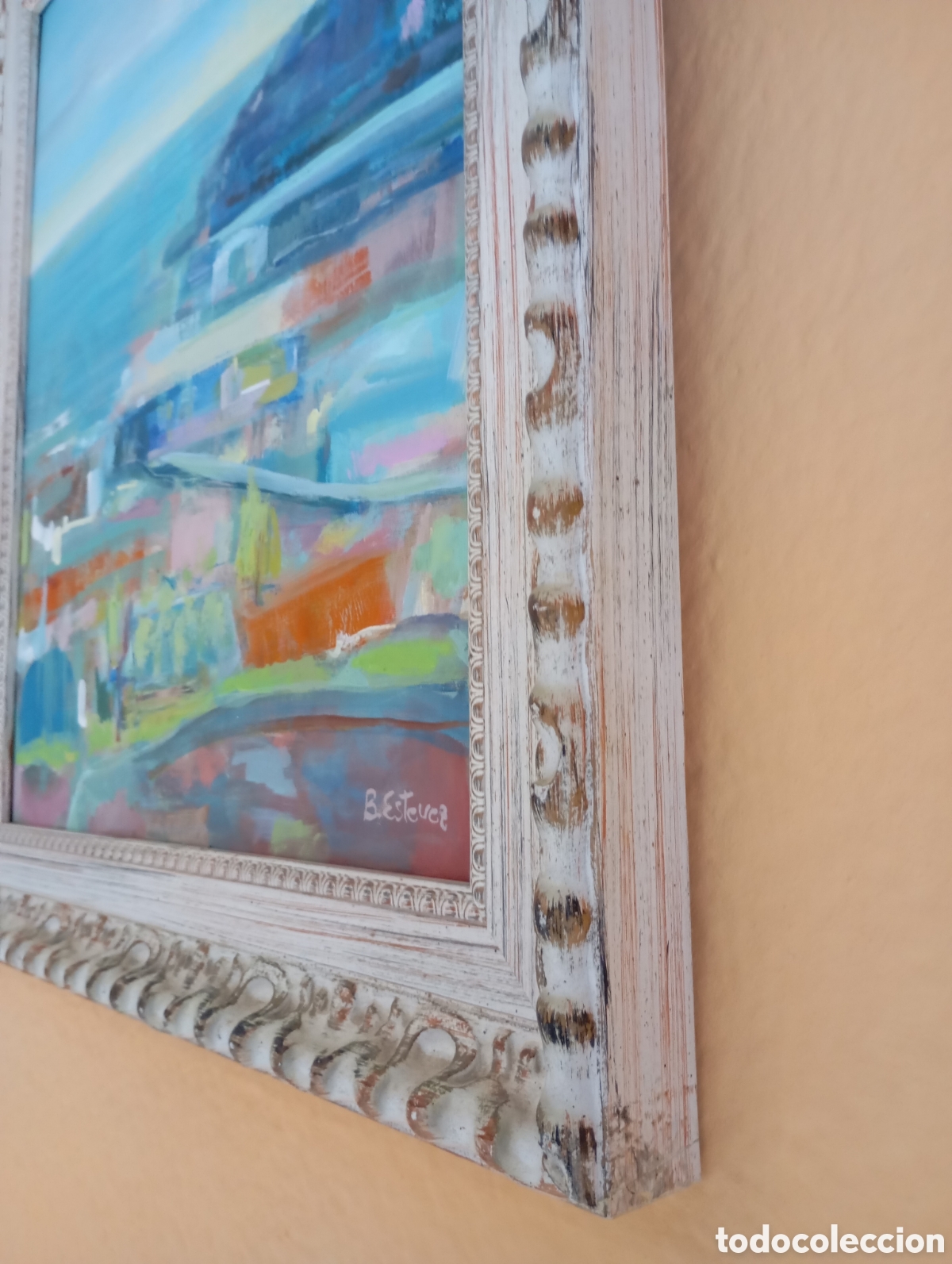 Arte: Cuadro paisaje sobre lienzo - Foto 4