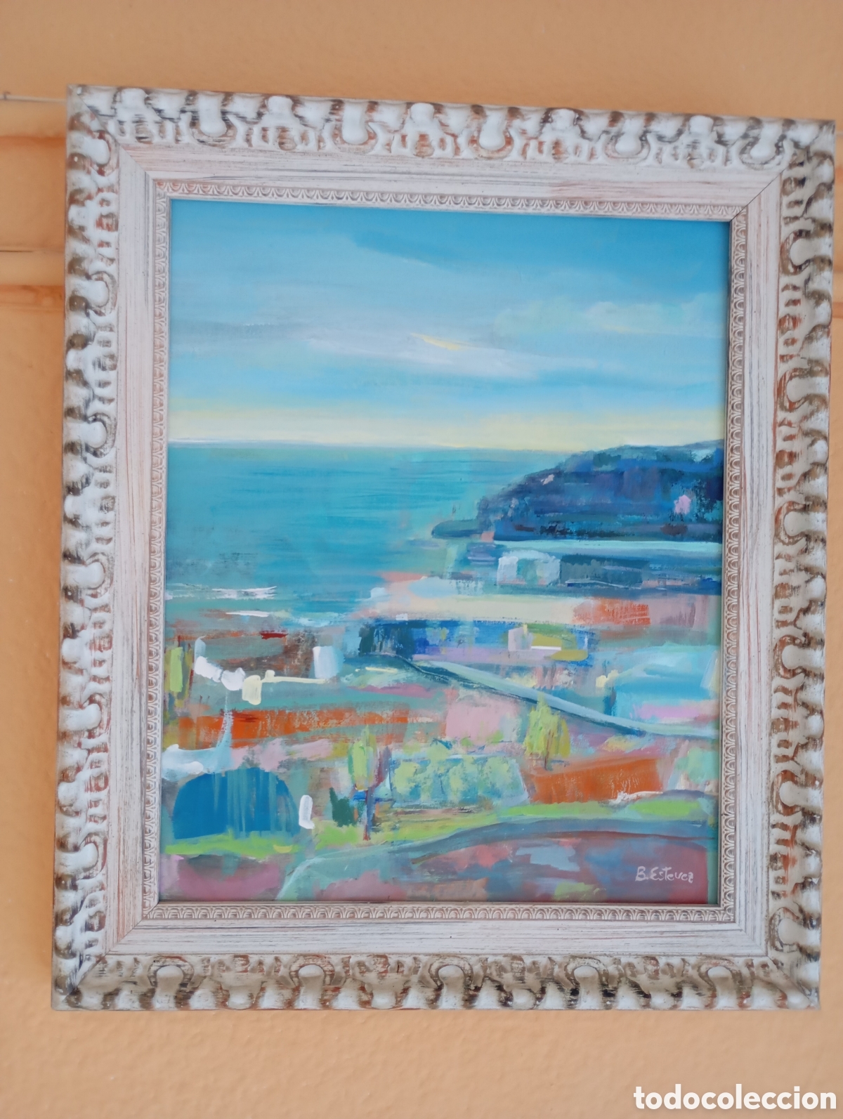 Arte: Cuadro paisaje sobre lienzo