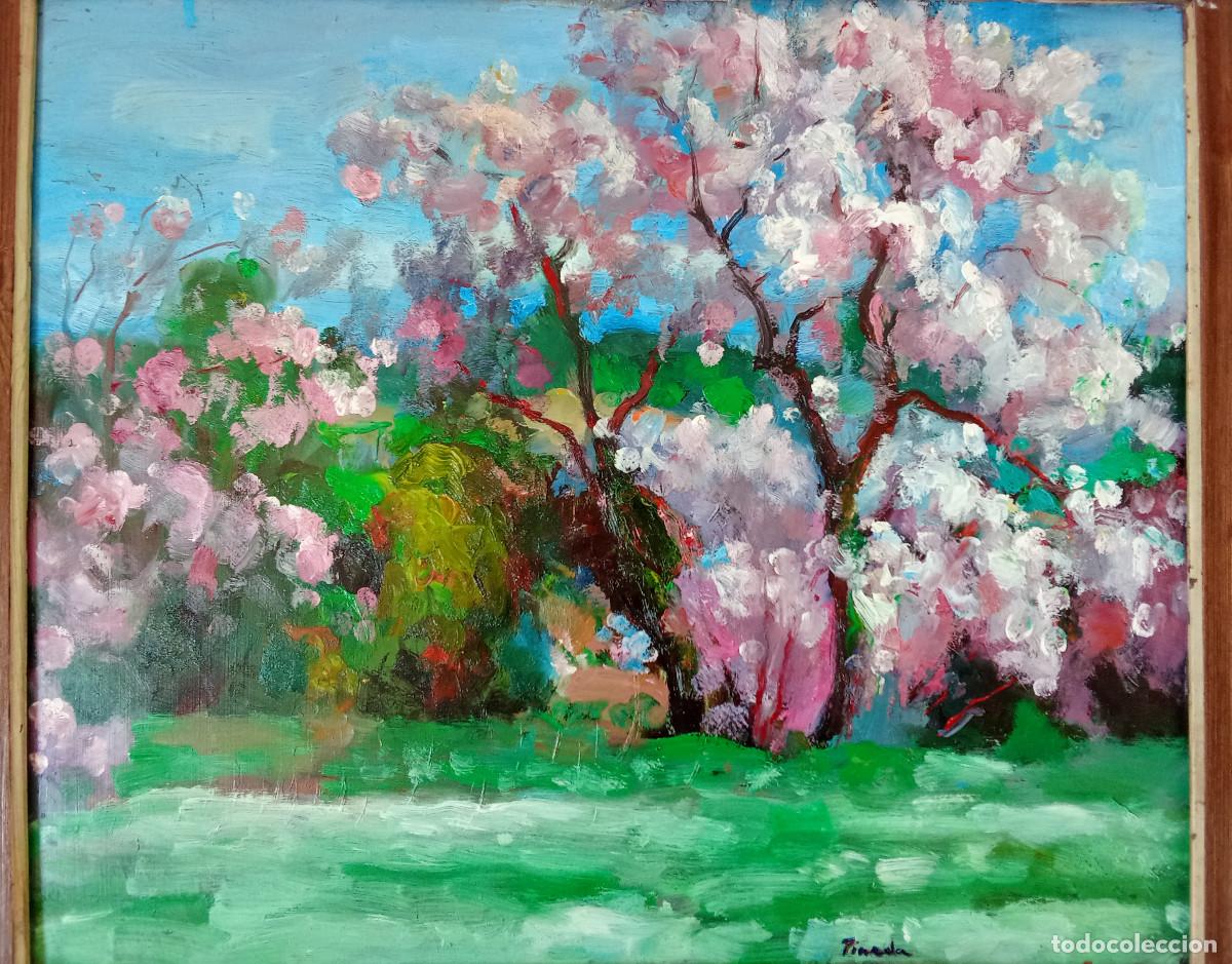 Art: ANTONIO PINEDA SALMER&Oacute;N -ALMENDROS EN FLOR-