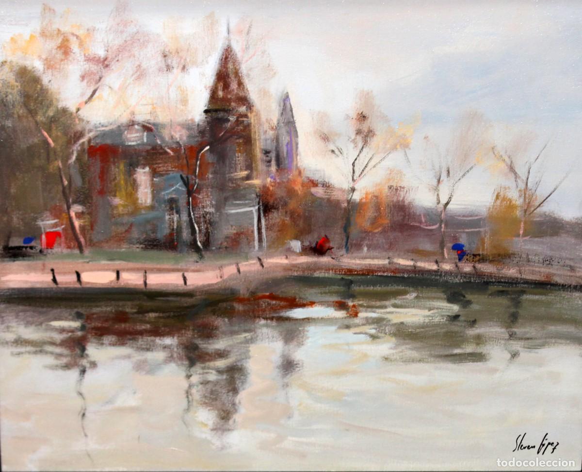 Arte: STEVAN LOPEZ CANTALEJO (1978) OLEO SOBRE TELA. AMSTERDAM