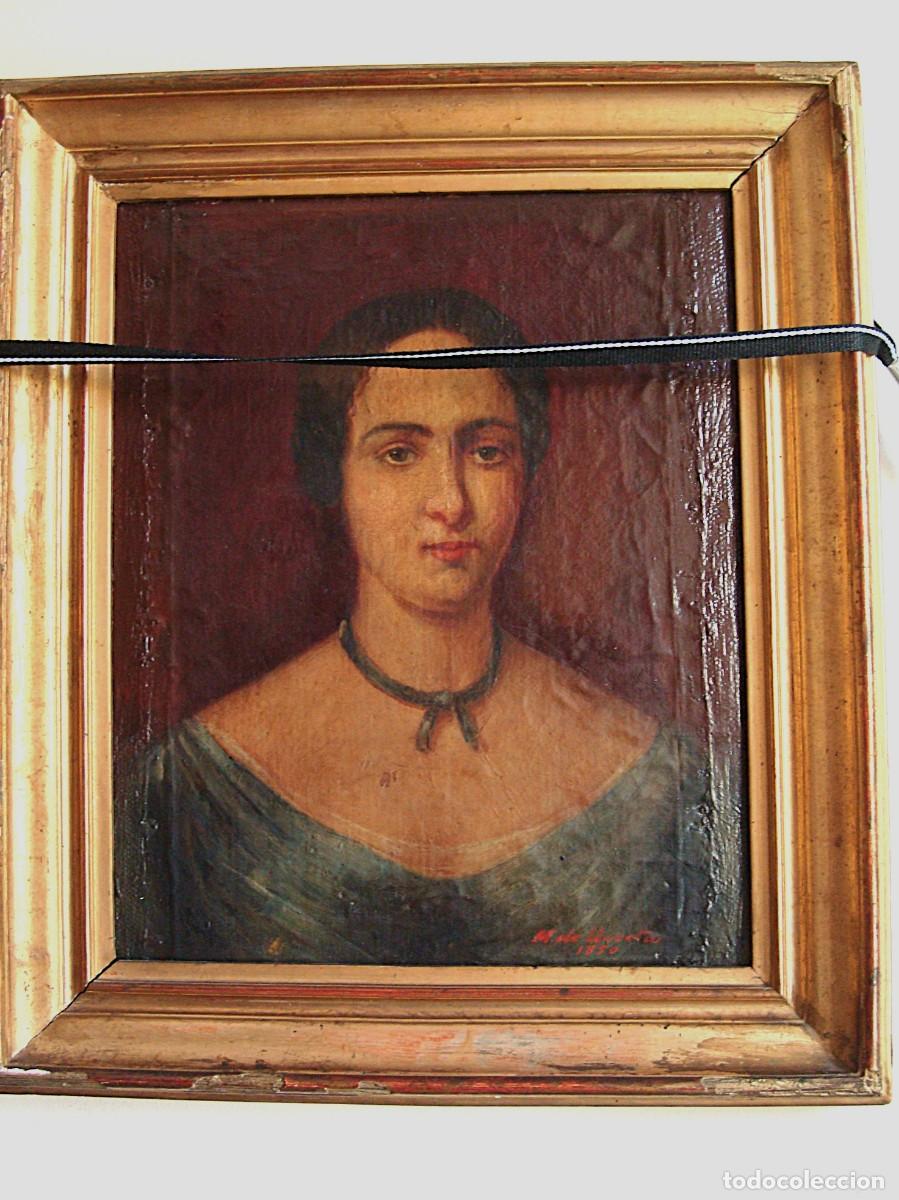 Arte: OLEO DE MARCELINO DE UNCETA,PRIMERA PINTURA DEL ARTISTA,A&Ntilde;O 1850,AZPEITIA BURGOS.