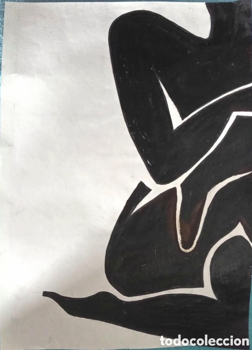 Arte: Interpretaci&oacute;n pintura (9) Matisse acr&iacute;lico sobre papel 42cmx29,5cm. Muy bonito