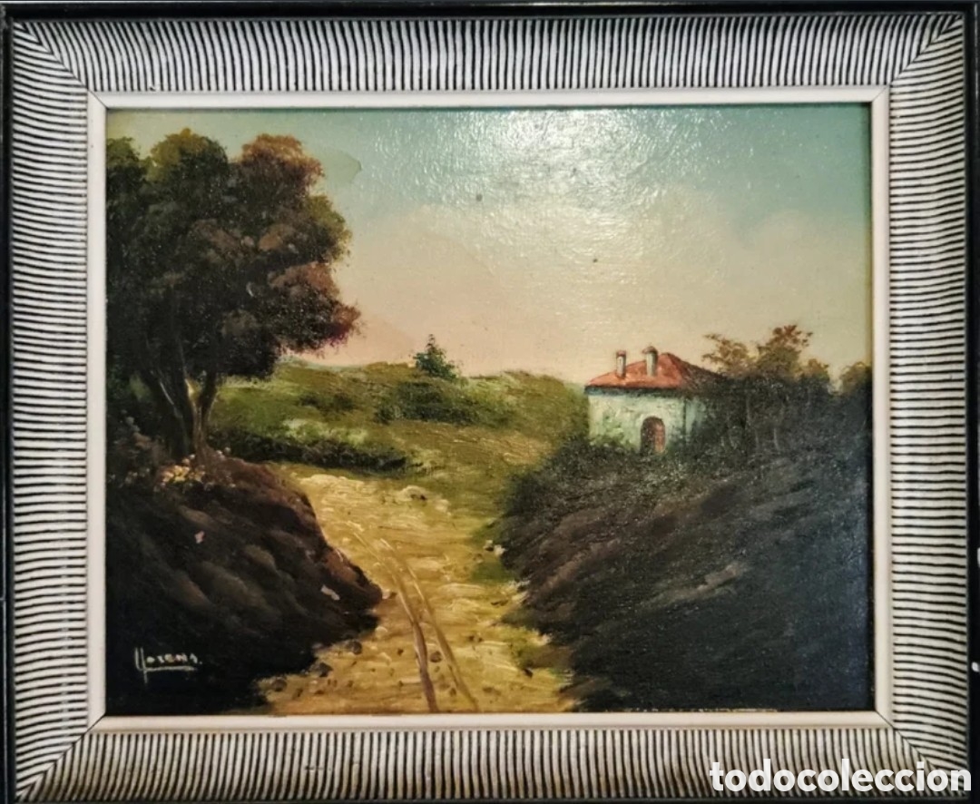 Art: &Oacute;leo sobre tela de R. LLORENS