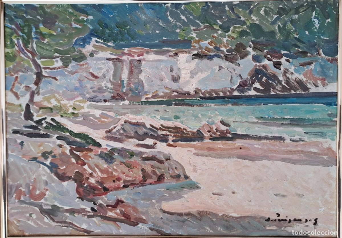 Arte: Josep Puigdengolas Barella (1906-1987) &rdquo;Cala Turqueta, Menorca&rdquo;