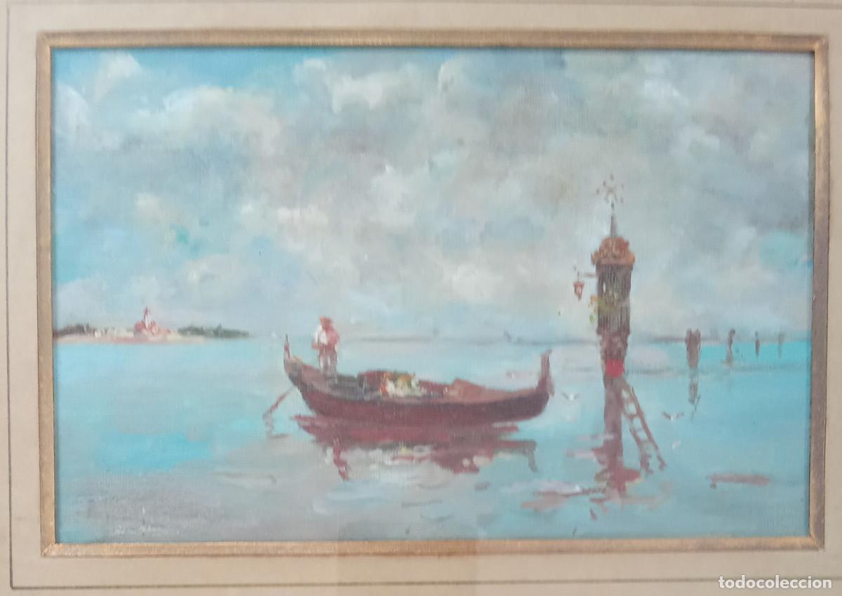 Arte: AN&Oacute;NIMO - CIRCA 1900- MARINA- - Foto 2