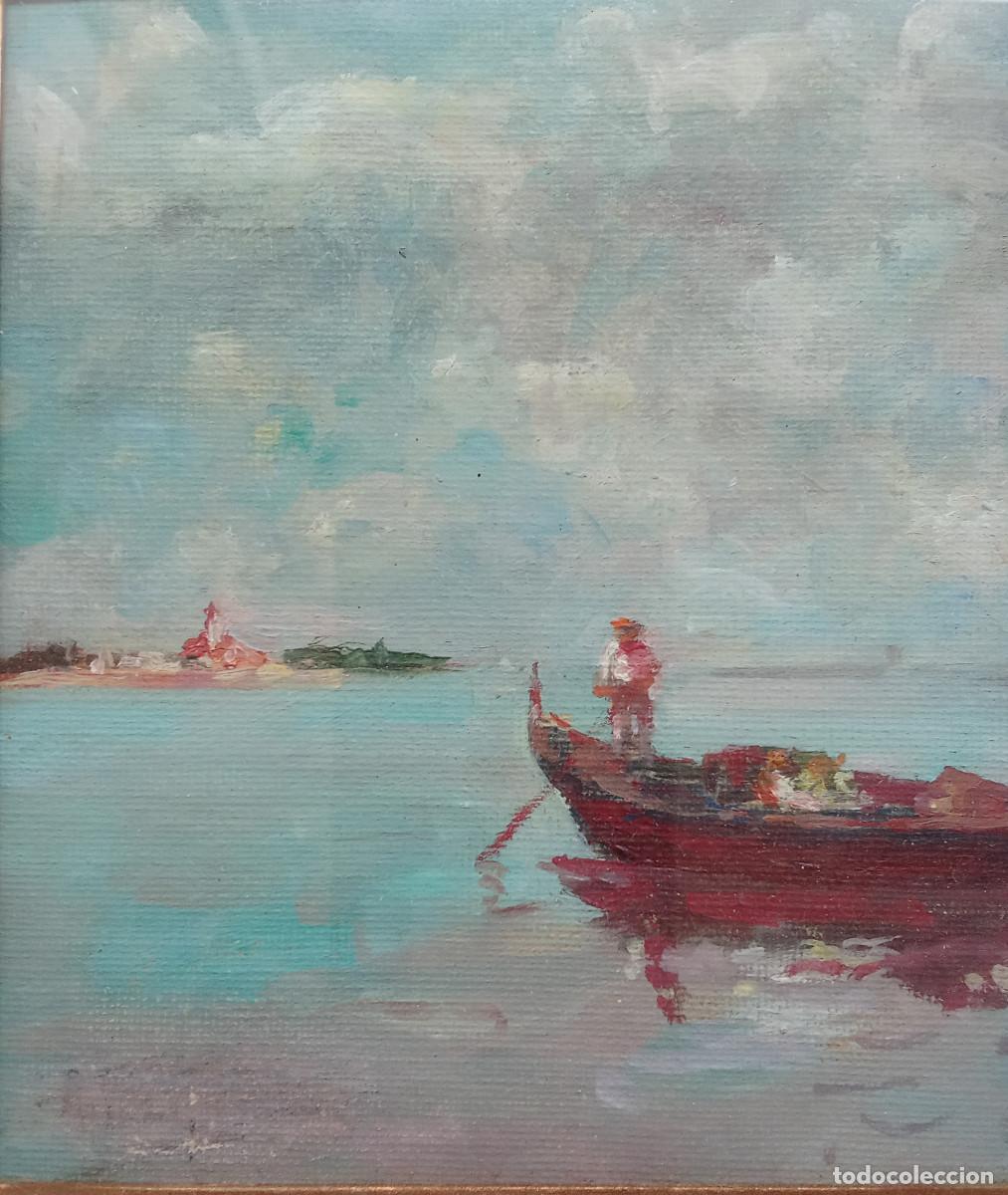 Arte: AN&Oacute;NIMO - CIRCA 1900- MARINA- - Foto 3