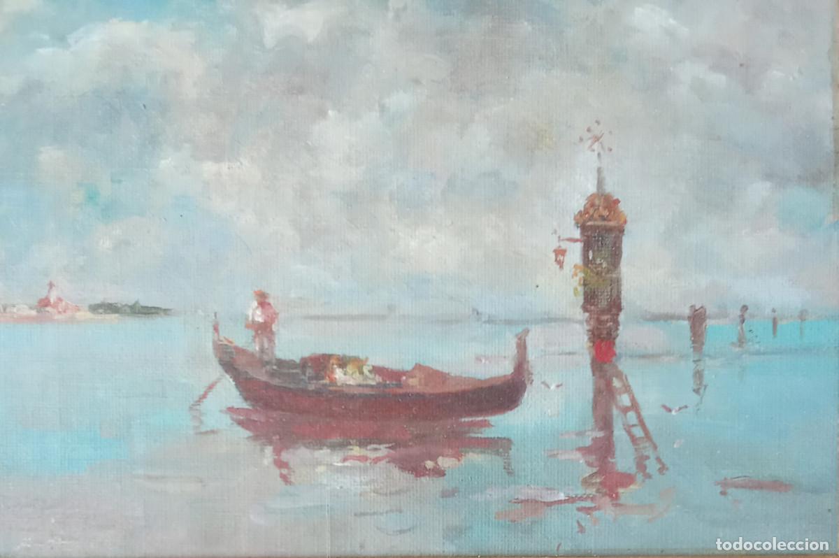 Arte: AN&Oacute;NIMO - CIRCA 1900- MARINA- - Foto 4