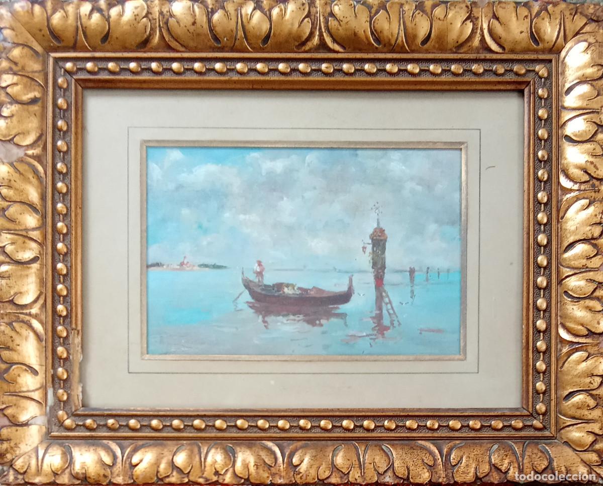 Arte: AN&Oacute;NIMO - CIRCA 1900- MARINA- - Foto 1