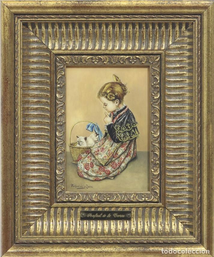 Arte: Cuadro &ldquo;Valenciana&rdquo; de Rafael de la Torre Estefan&iacute;a (Espa&ntilde;a, Siglo XIX)