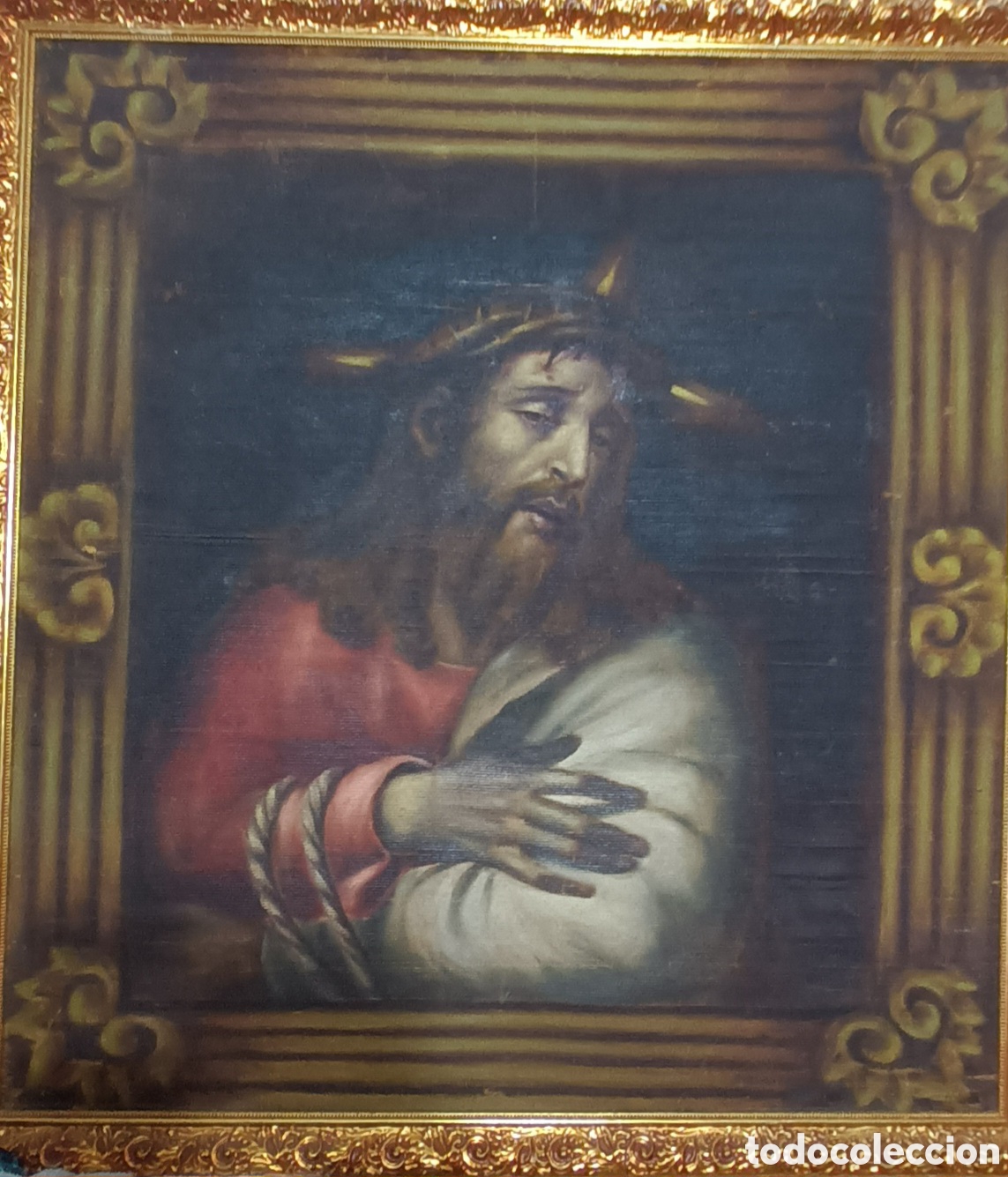 Arte: Oleo de Ecce Homo antiguo