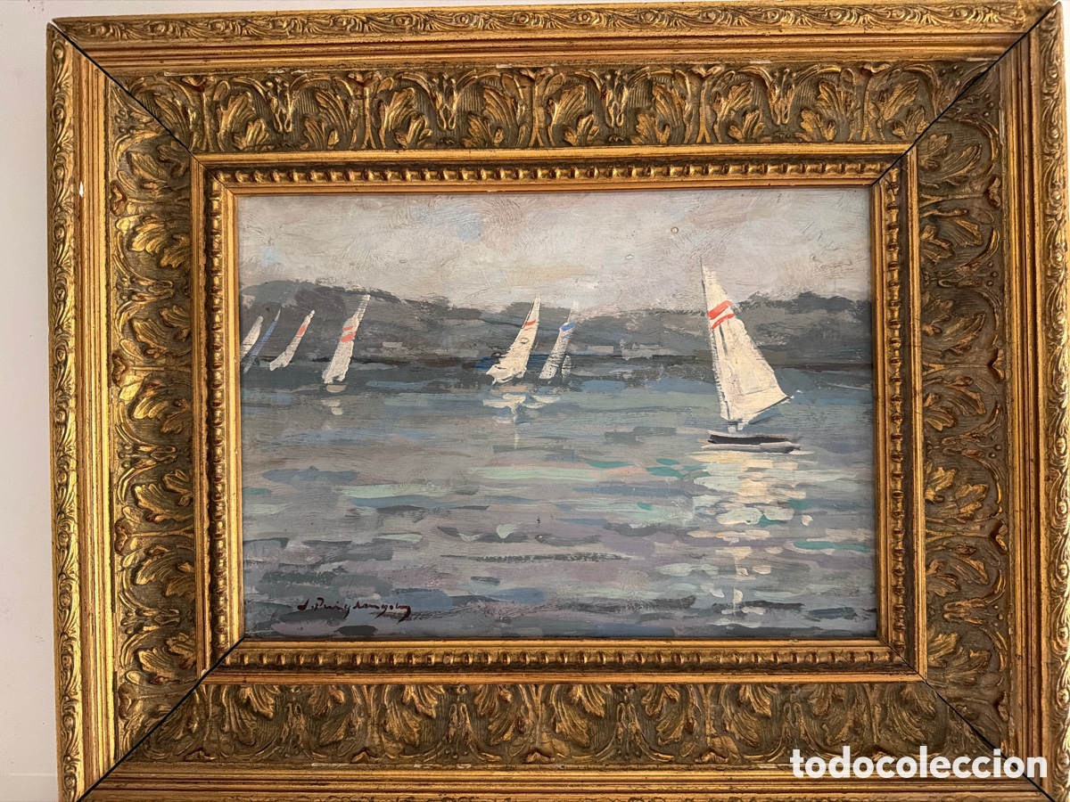Arte: JOSEP PUIGDENGOLAS. &ldquo;Marina&rdquo;. &Oacute;leo sobre lienzo