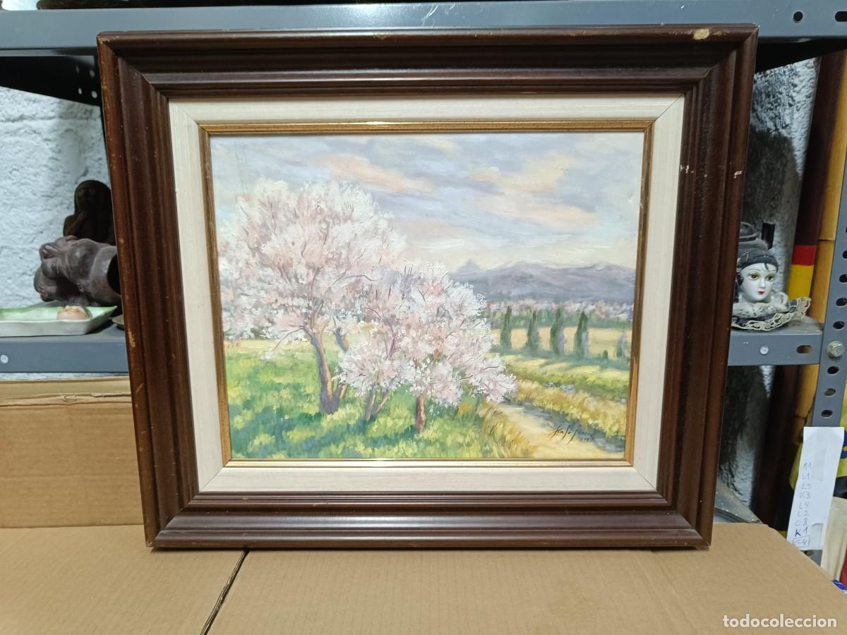 Arte: ANTIGUO CUADRO, OLEO SOBRE TELA, PAISAJE RURAL, FIRMADO Y FECHADO 1994 -I1