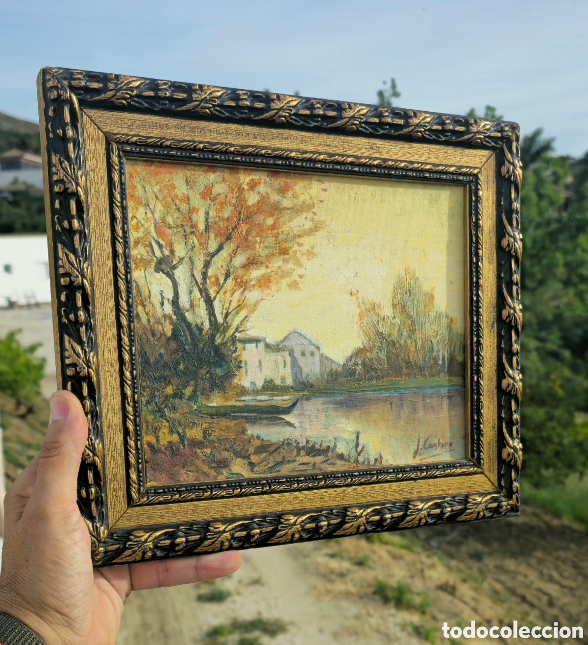 Arte: Oleo sobre madera. J. Cantero - Foto 4