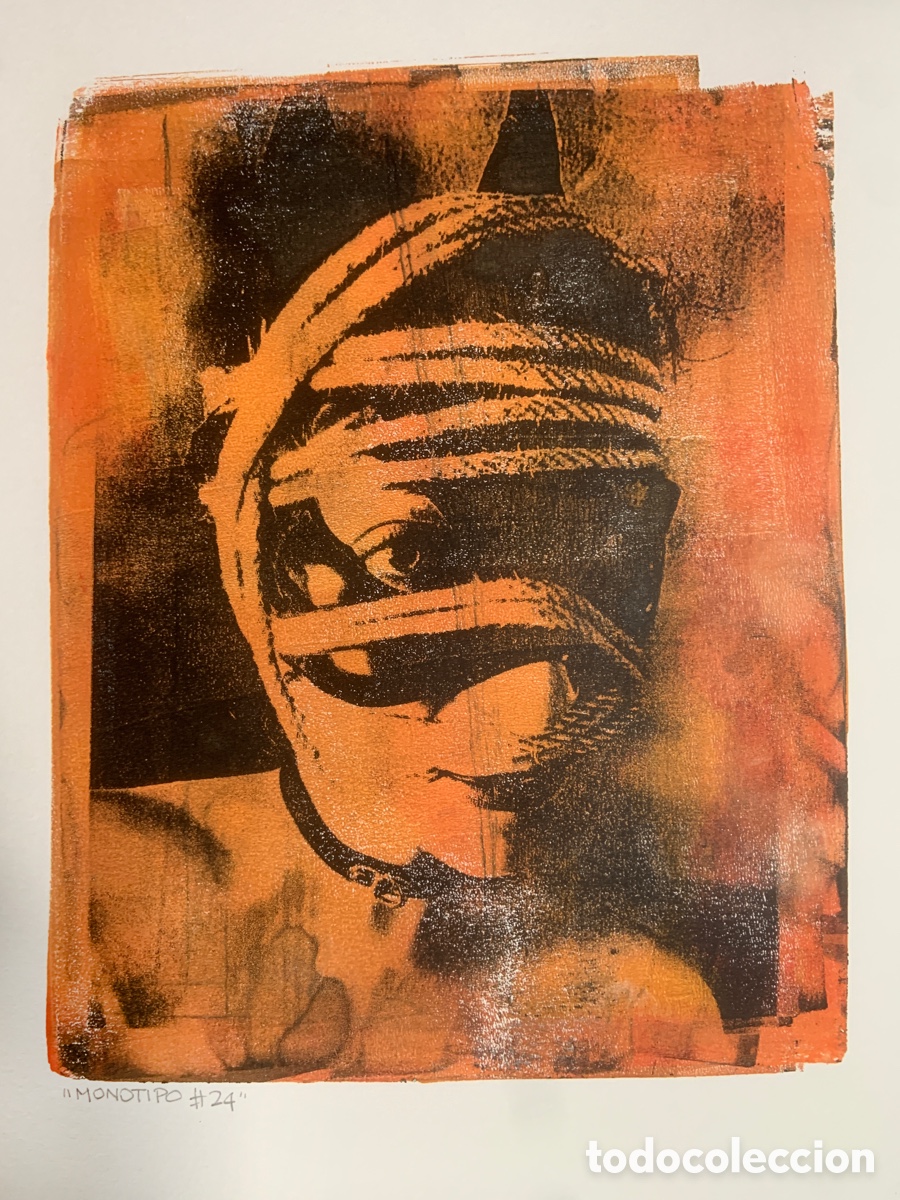 Arte: Pez (1959) The mask - BDSM - acrilico su carta fineart