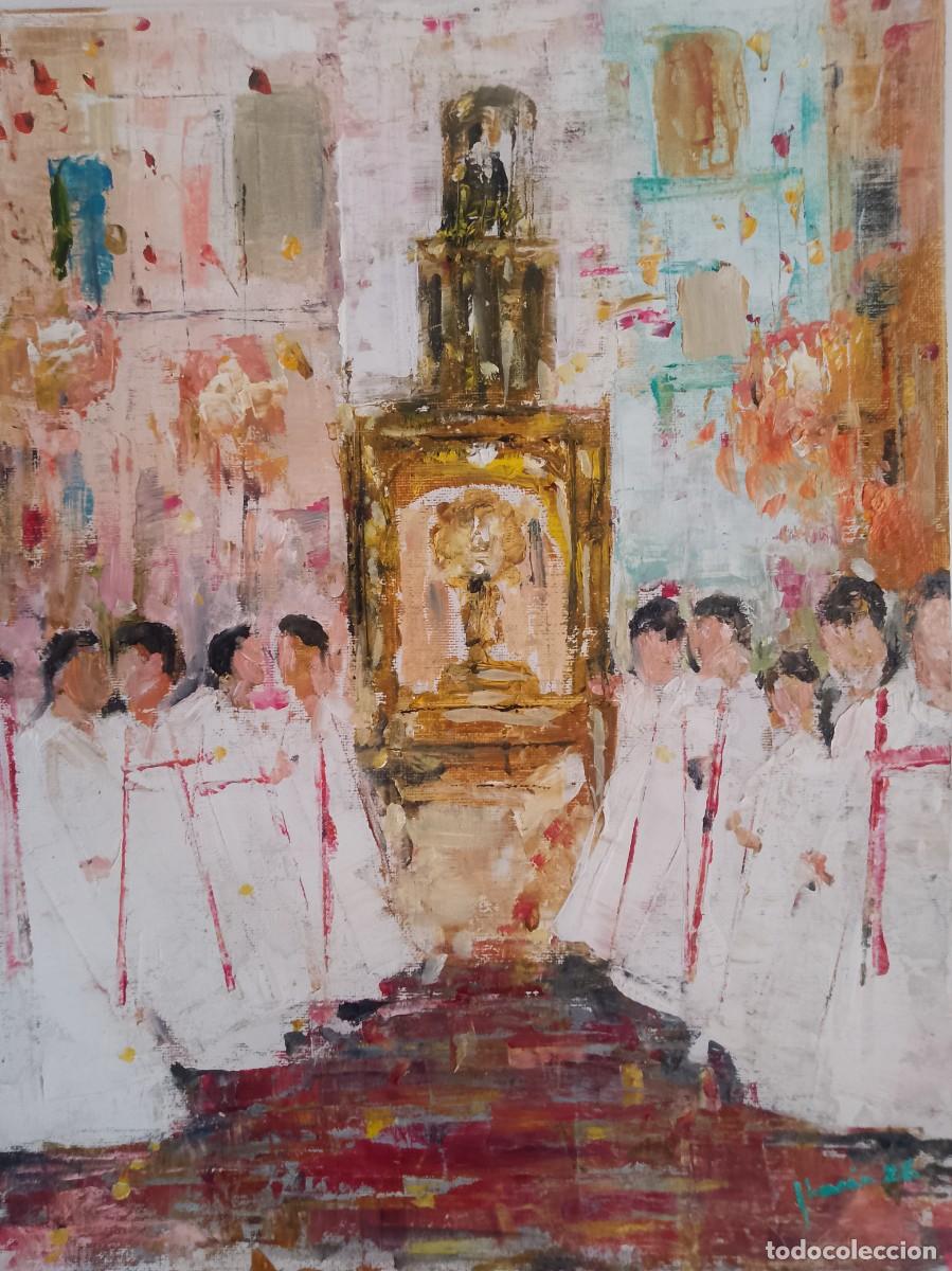 Arte: &Oacute;leo Corpus Christi Valencia (33x40)