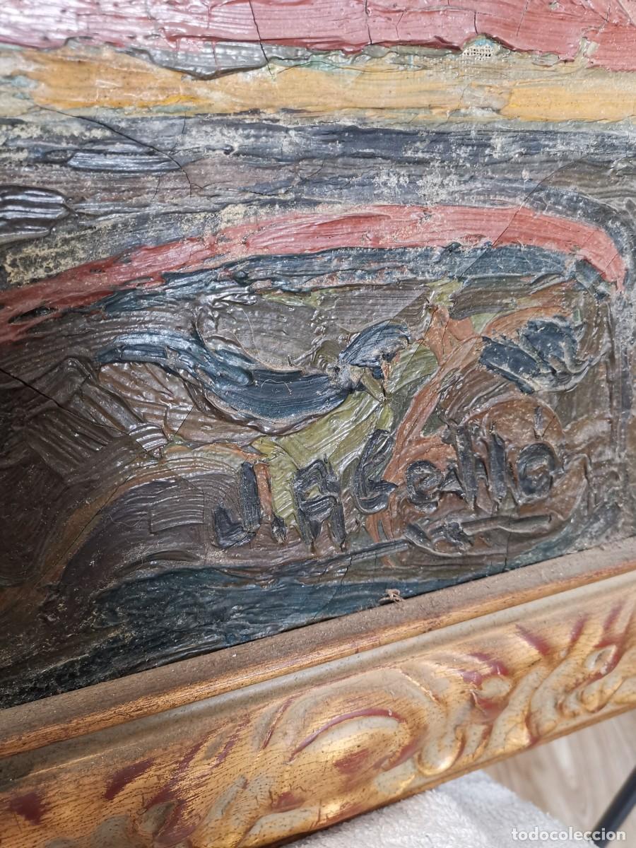 Arte: oleo de JOAN ABELLO I PRAT 1952 - Foto 7