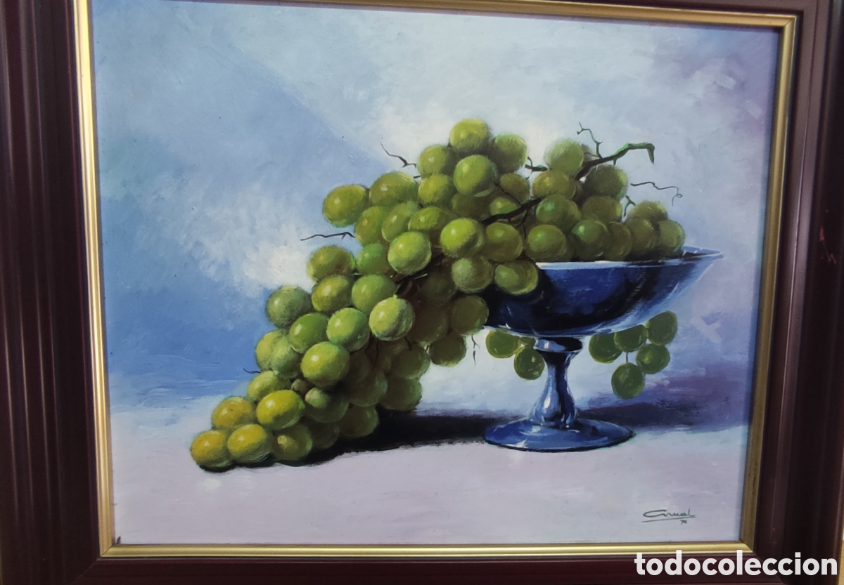 Arte: Antiguo oleo firma Corral 1974