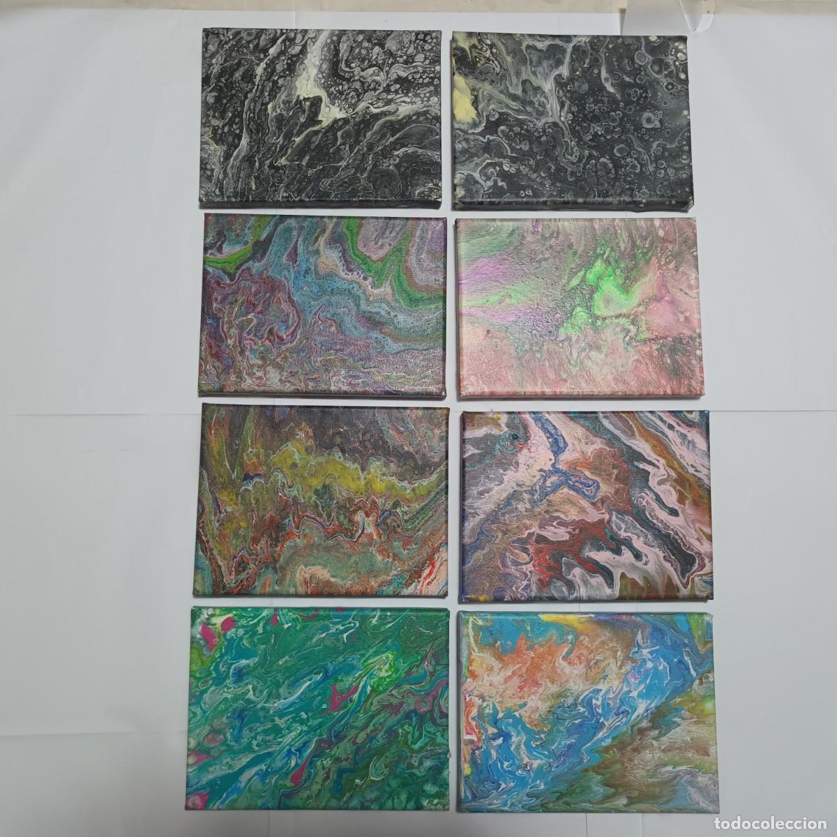 Art: Cuadro pintura acrilica sobre lienzo Lote P-123