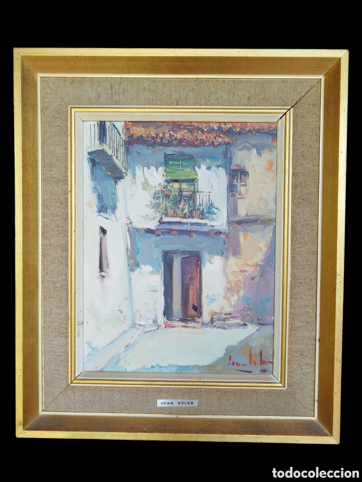 Art: &Oacute;LEO SOBRE TELA FIRMADO JOAN SOLER