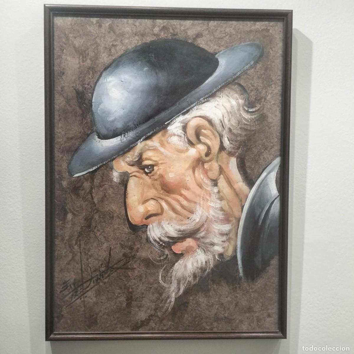 Arte: EL QUIJOTE. OLEO SOBRE PAPEL. La mancha,Toledo,Ciudad Real.,Albacete,Cuenca.