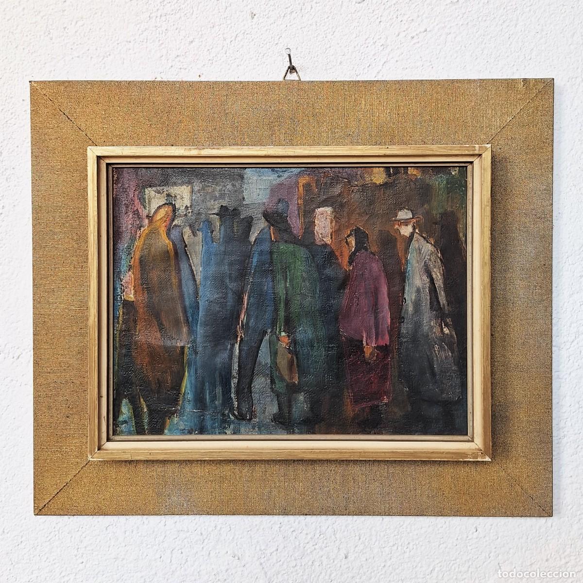Arte: Pintura al &oacute;leo de Elvira Hartung, Karlsruhe. 1950 - 1959
