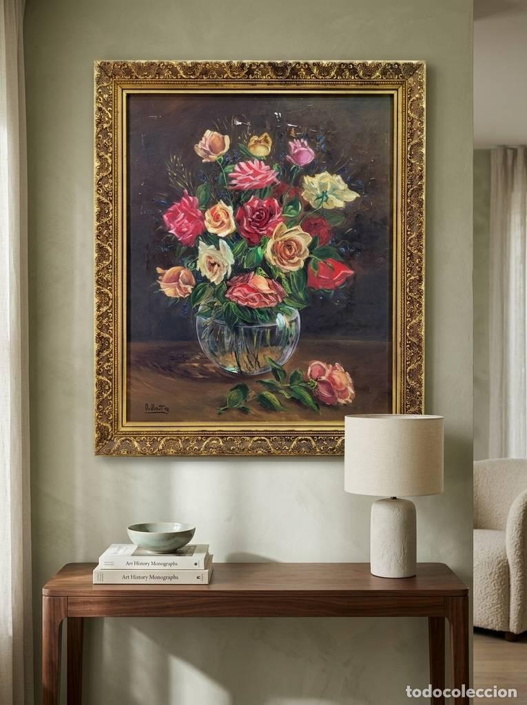 Arte: JARR&Oacute;N CON ROSAS - O. MAESTRE