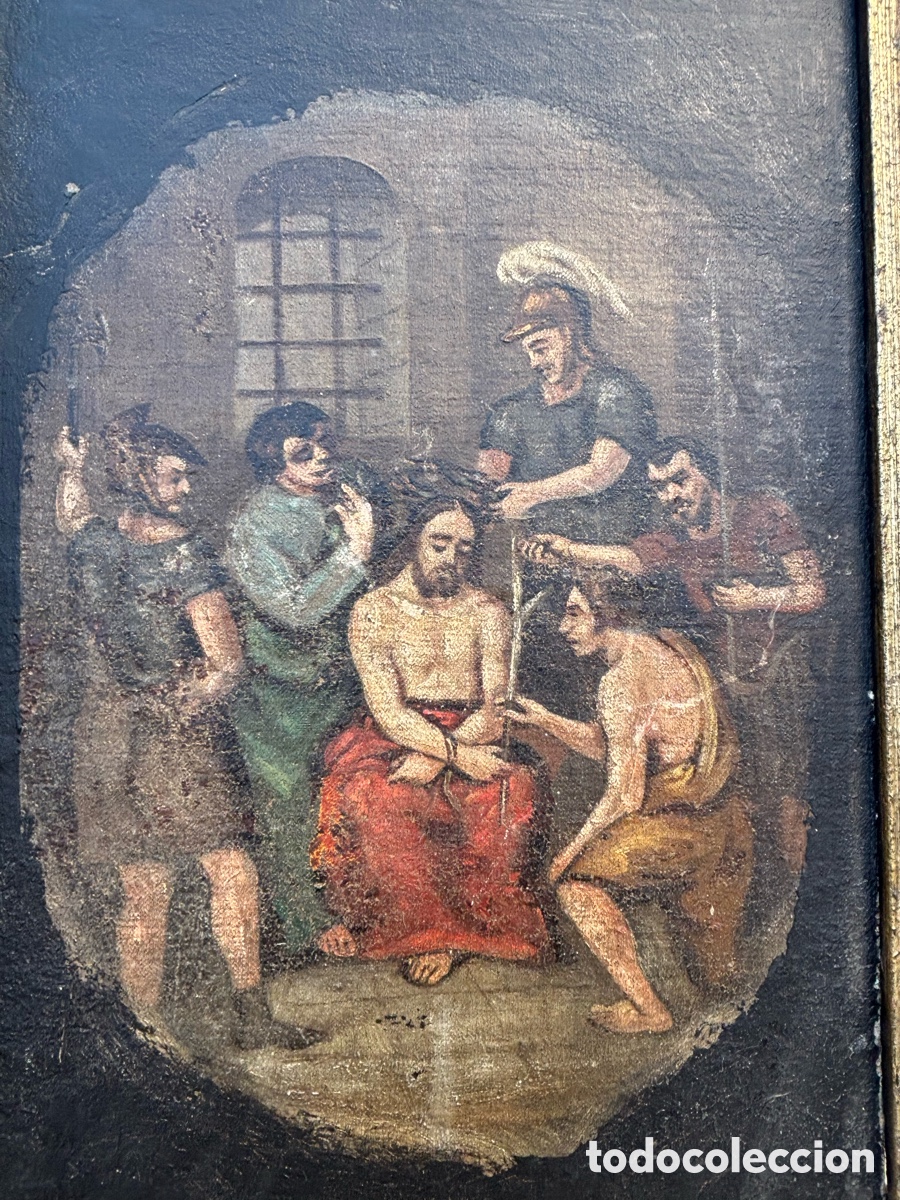 Arte: Escuela Italiana del siglo XVII Coronaci&oacute;n de espinas